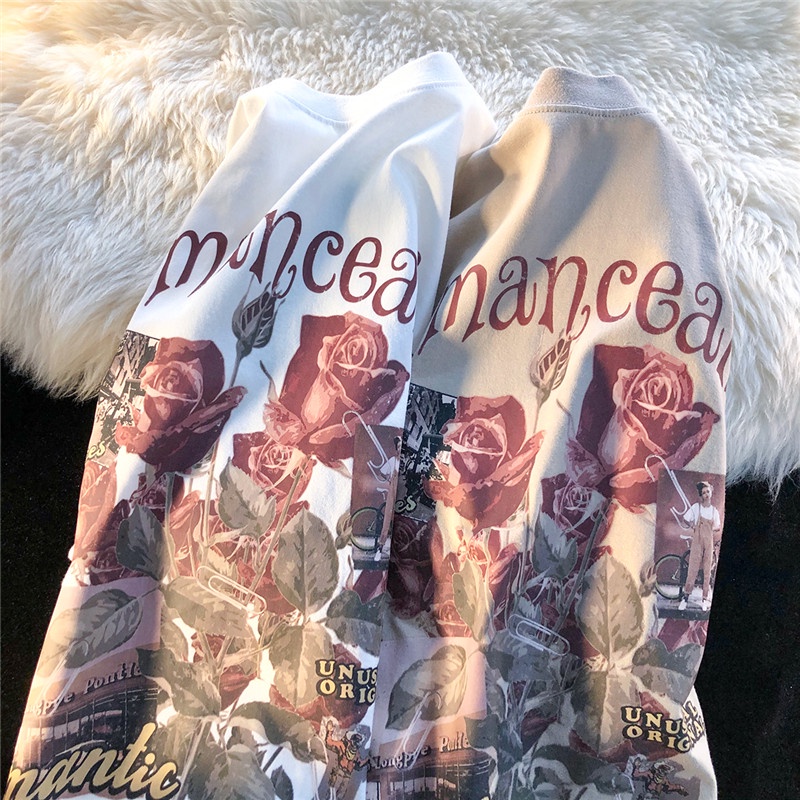 NRVP Áo Thun Cotton Tay Ngắn Cổ Tròn Thời Trang Mùa Hè Phong Cách Hàn Quốc Cho Nữ