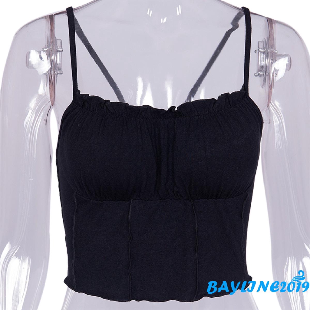 Áo Hai Dây Thiết Kế Mỏng Quyến Rũ Thời Trang Dành Cho Nữ