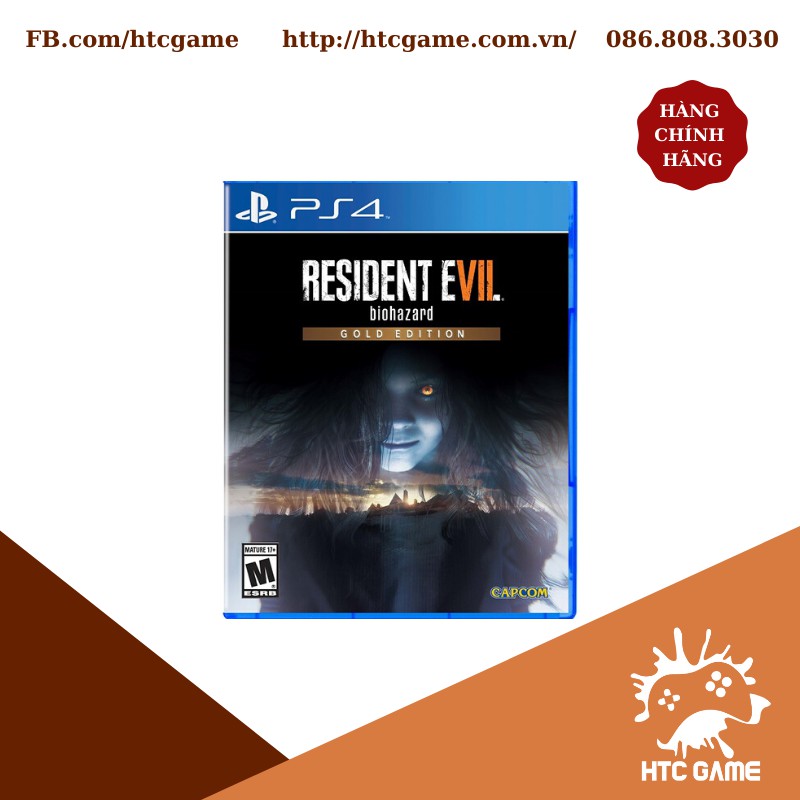 Đĩa game Resident evil 7 biohazard gold edition ps4