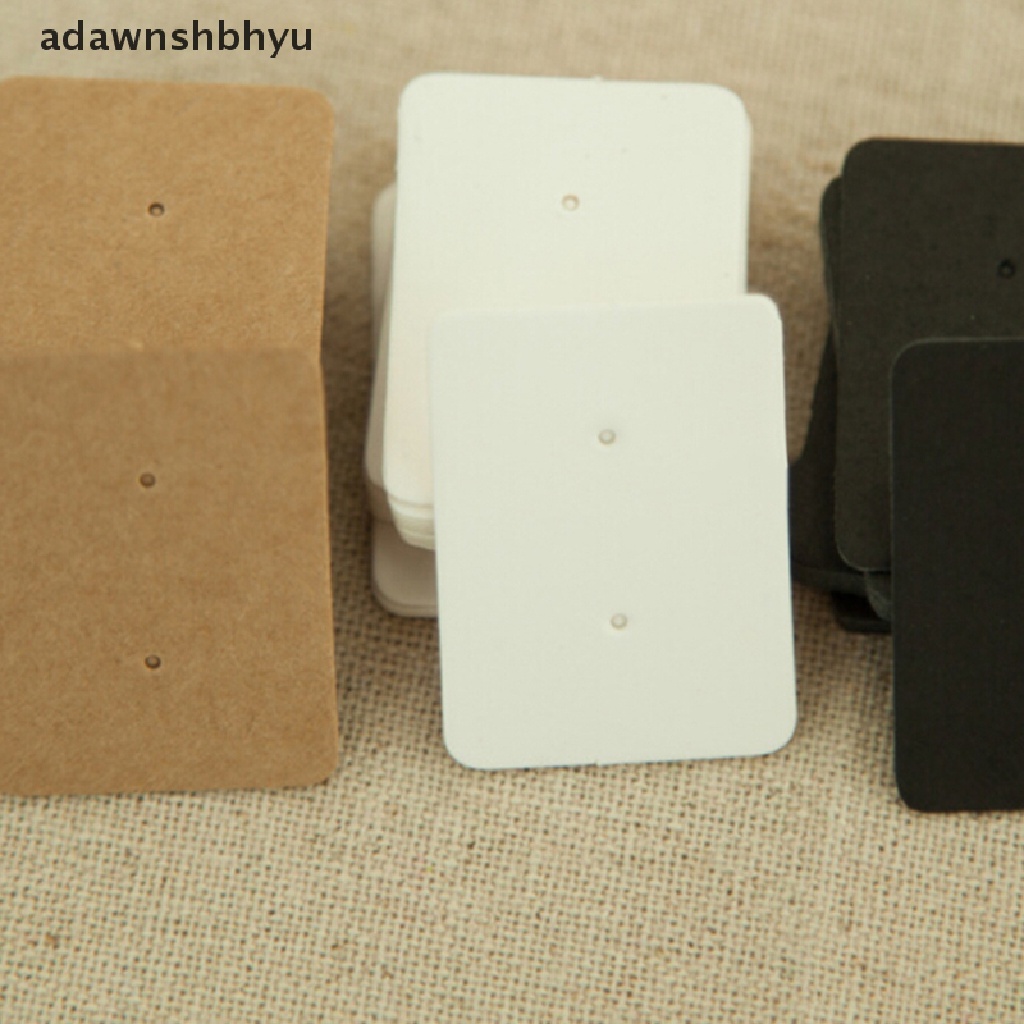 Set 50 Thẻ Giấy Kraft Treo Khuyên Tai Trưng Bày