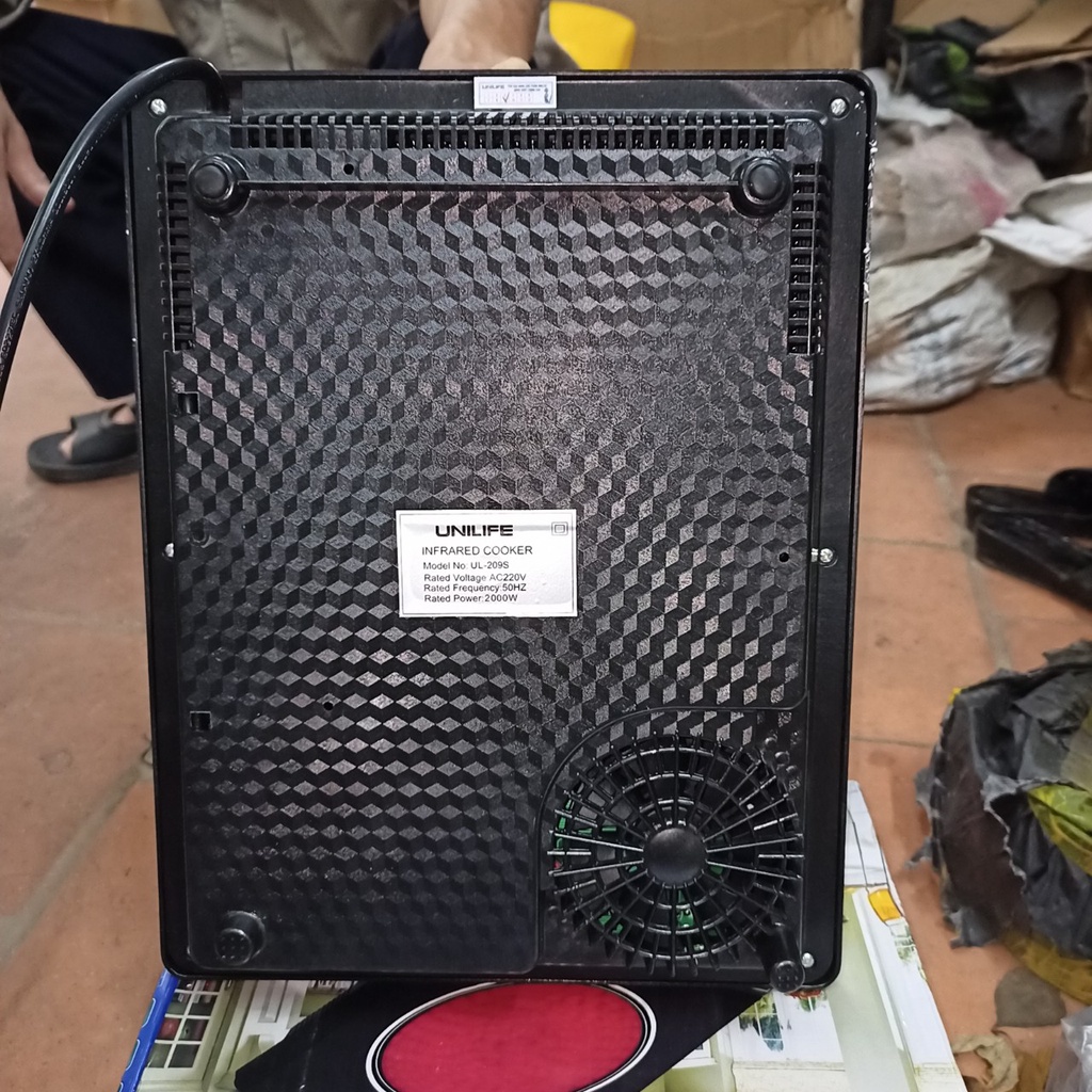 Bếp hồng ngoại , bếp điện hồng ngoại UNILIFE công suất 2000W dùng cho tất cả nồi , 5 chế độ nấu