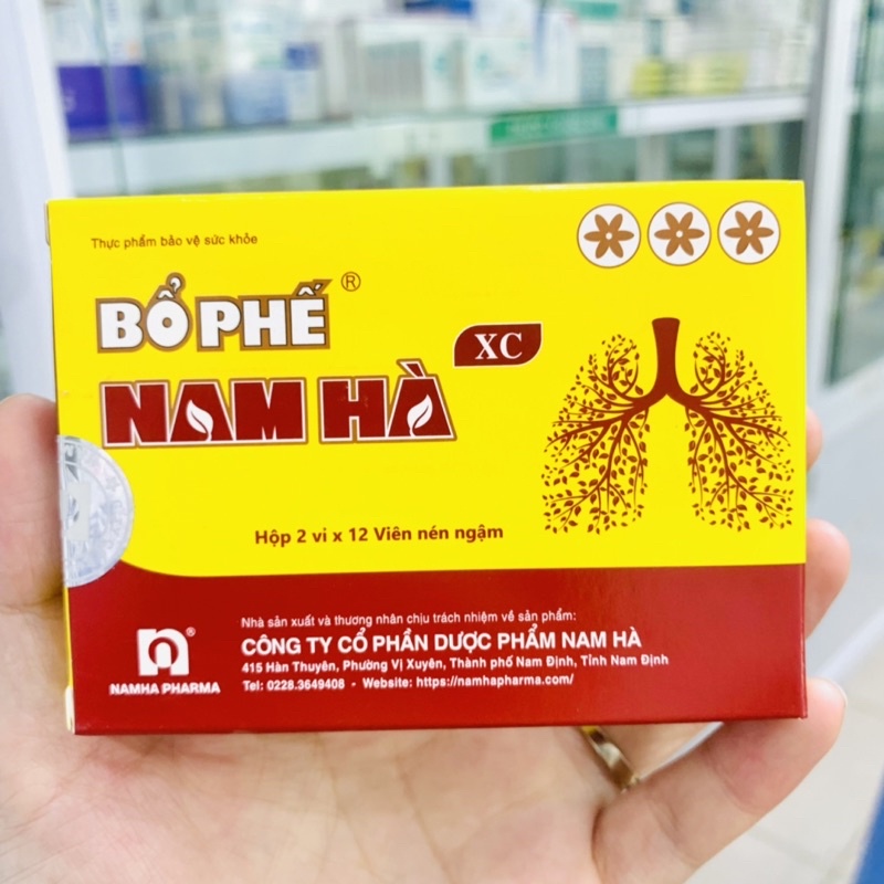Viên Ngậm Ho Bổ Phế Nam Hà Tiêu Đờm Bổ Phổi Sát Trùng Họng