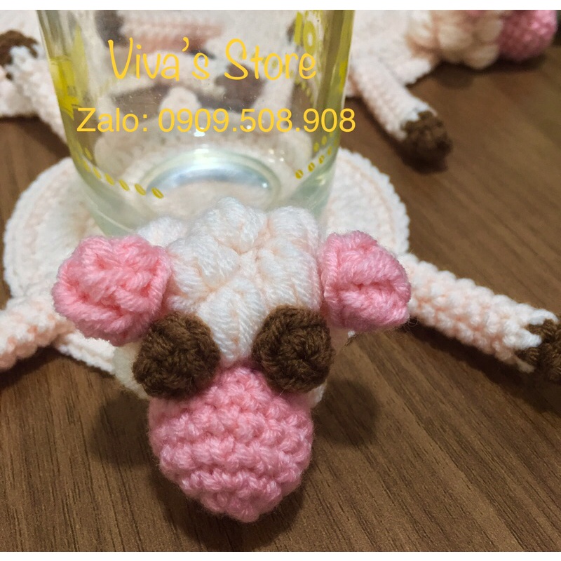 Đế Lót Ly Len Hình Thú