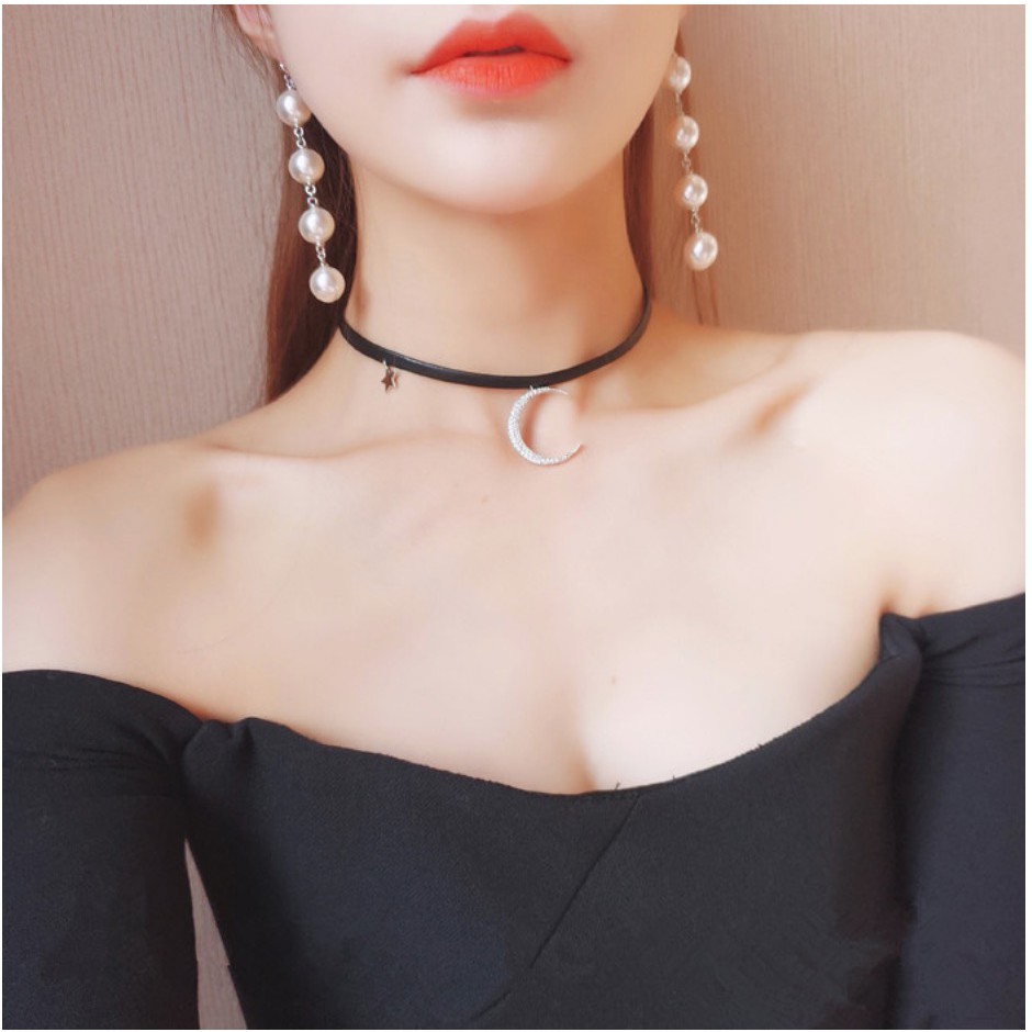 bông tai dài, bông tai hợp kim bền màu