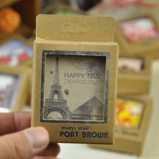 Hôp 40 mini postcard phong cảnh dễ thương