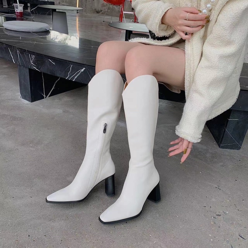 Bôt, boot đùi cổ vát khoá cạnh. hàng qccc