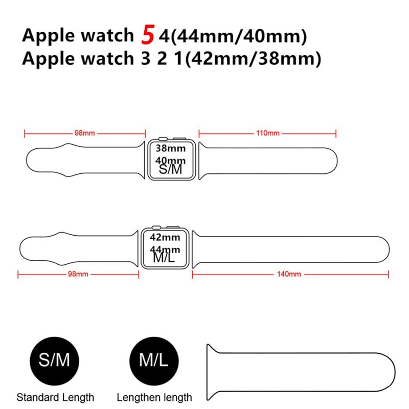 Ốp Bảo Vệ Bằng Silicone Cho Đồng Hồ Thông Minh Apple Watch 6 40mm 44mm 42mm 38mm Series 3 4 5 6 SE