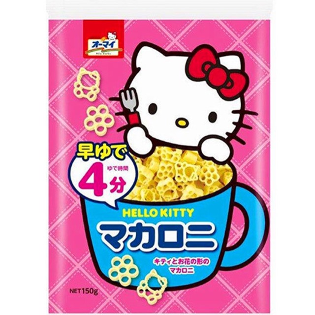 Nui Hello Kitty Nhật Bản 150g cho bé ăn dặm