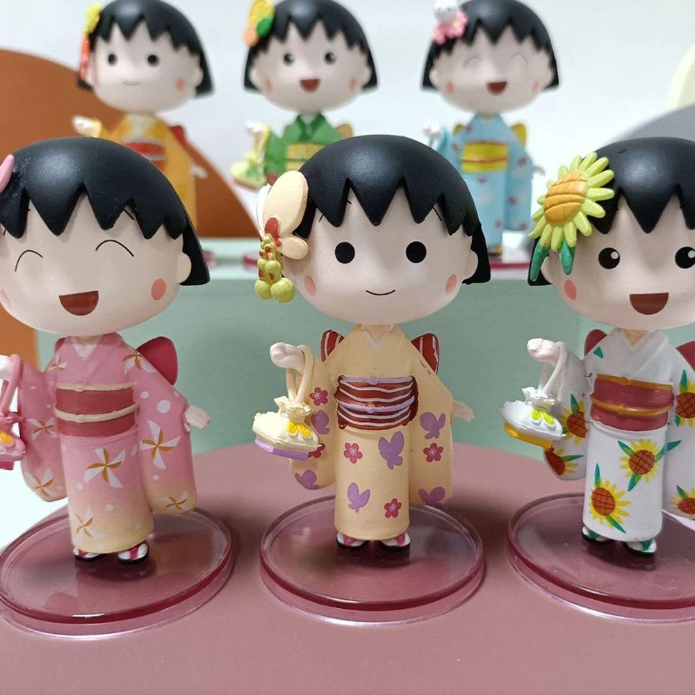 LILYES Mô Hình Nhân Vật Maruko Dễ Thương Dùng Trang Trí