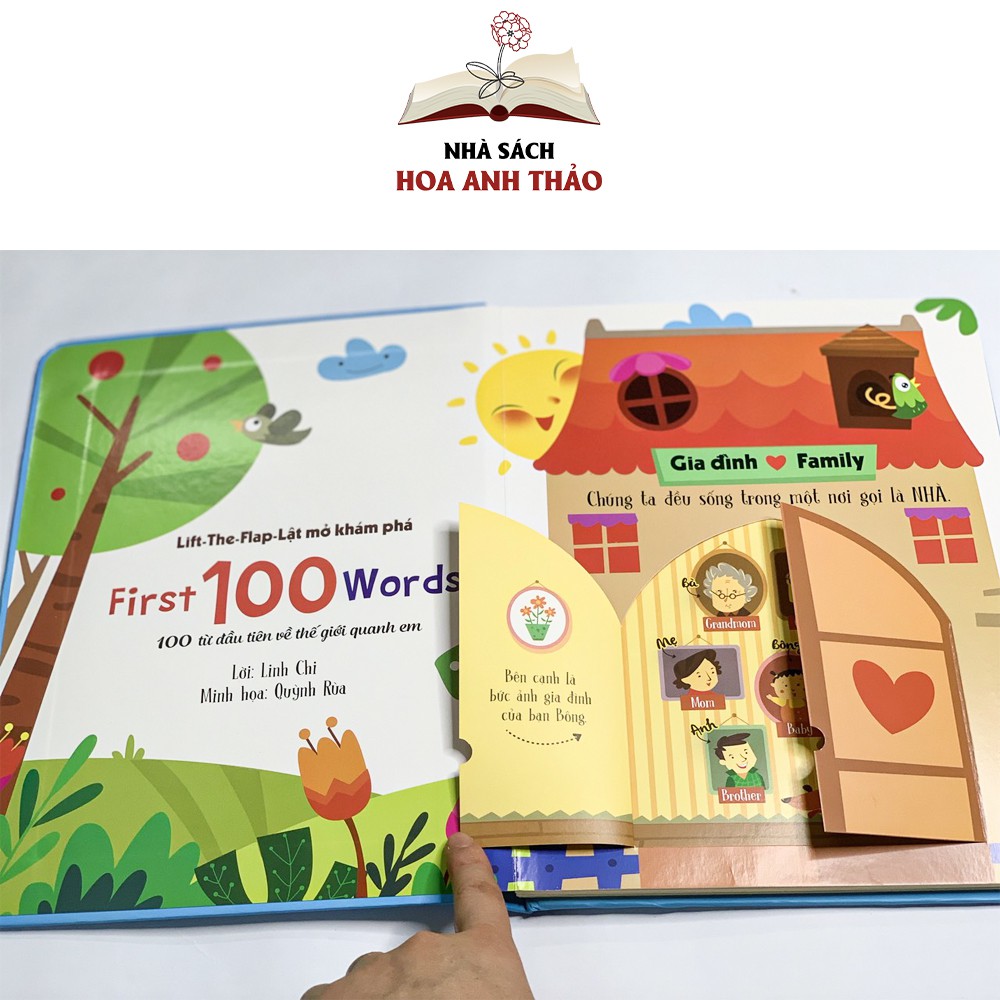 Sách Lift The Flap Lật mở khám phá song ngữ Việt Anh cho bé 06 tuổi (nhiều chủ đề)