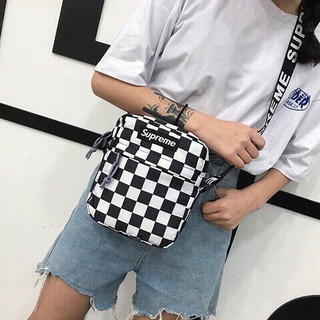 [SIÊU RẺ] TÚI ĐEO CHÉO THỜI TRANG SUPREME MẪU CARO ĐEN TRẮNG SIÊU ĐẸP- HNCompany