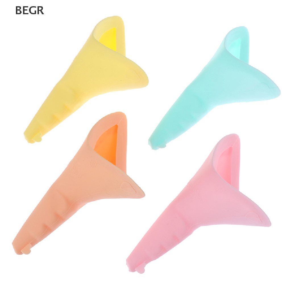 Dụng Cụ Đi Tiểu Bằng Silicone Có Phễu Cho Nữ