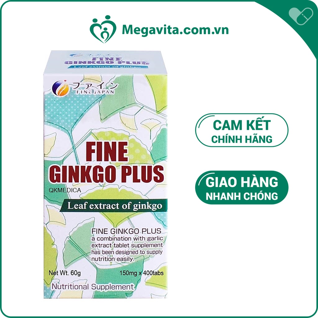 Viên Uống Bổ Não Fine Ginkgo Plus 400 Viên Nhật Bản Nhập Khẩu Chính Hãng