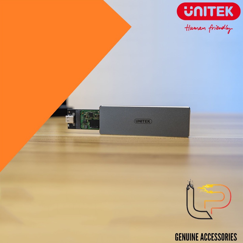 HỘP ĐỰNG Ổ CỨNG SSD TYPE-C NVME/SATA 10GB UNITEK