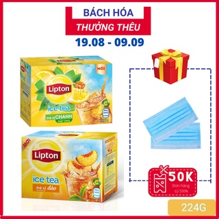 Trà chanh mật ong/ĐÀO/XOÀI Lipton Ice Tea (16 Gói x 14g)