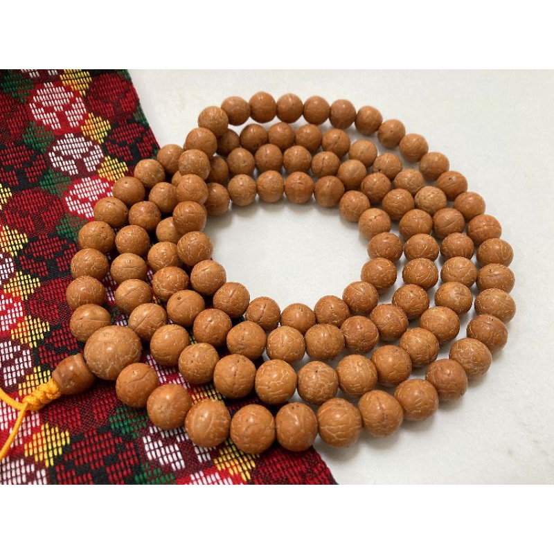 Chuỗi 108 Hạt Bồ Đề Phật Nhãn tự nhiên Nepal  - 12mm
