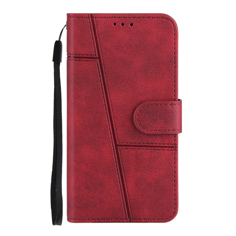 Samsung Galaxy Note20/ Note20 Ultra Simple style Solid color Phone Casing Advanced business Flip PU Leather Cover Stand Support Wallet Case