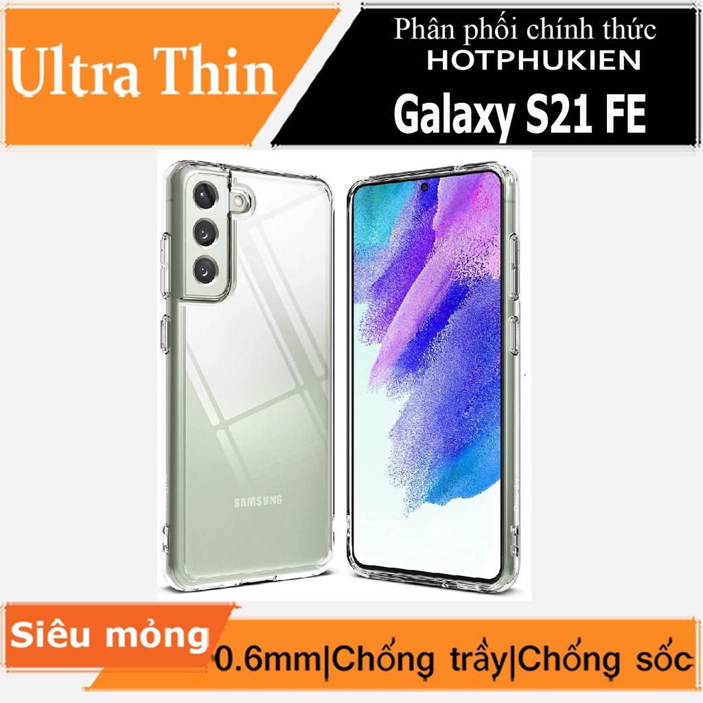 Ốp lưng silicon dẻo cho Samsung Galaxy S21 / S21 FE / S21 Plus / S21 Ultra hiệu Ultra Thin - hotphukien phân phối