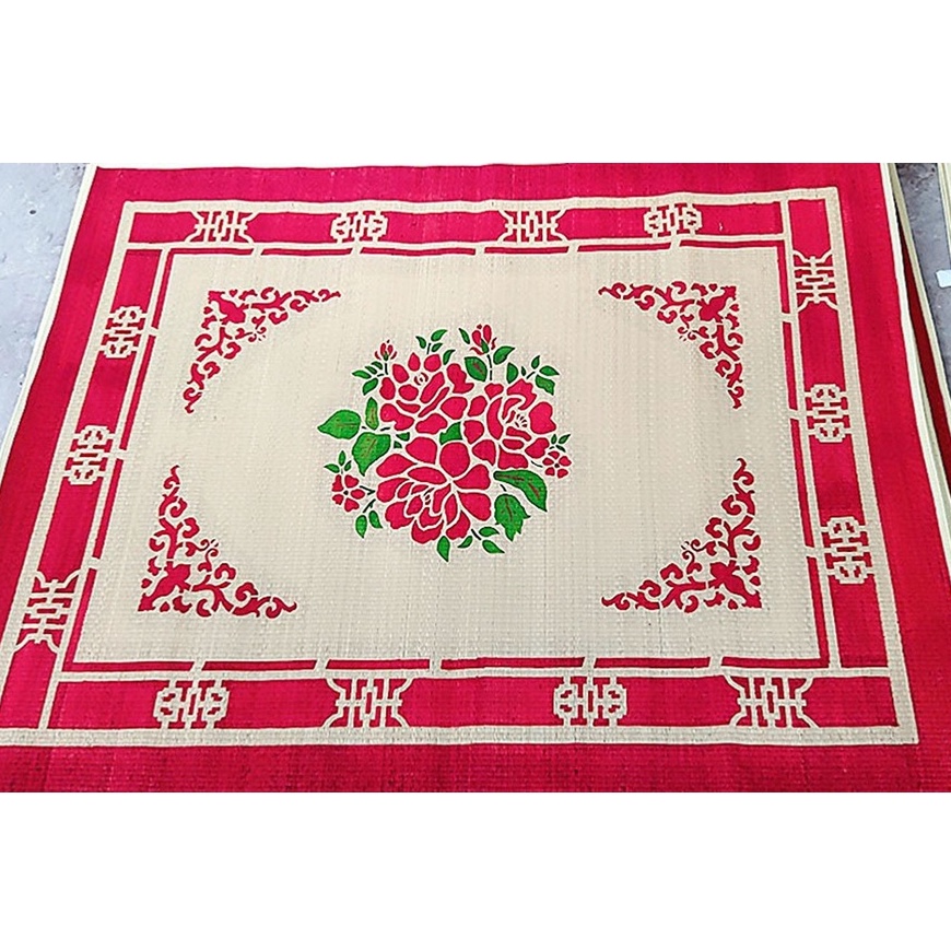Chiếu In Hoa Đặc Biệt - Chiếu Thái Bình Kích Thước 1m4 / 1m5 /1m6 / 1m8x2m/ 2mx2m2m
