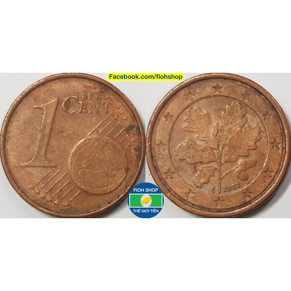Đồng xu 1 Euro Cent Đức  2002-Nay