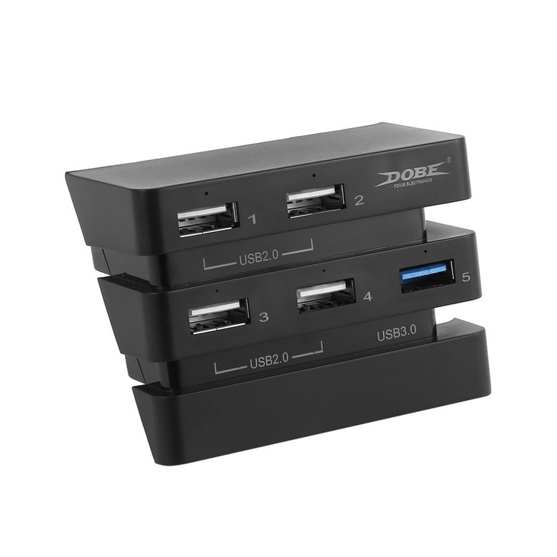 Bộ mở rộng 2 sang 5 hub USB 3.0 2.0 tốc độ cao cho máy chơi game PS4 Pro