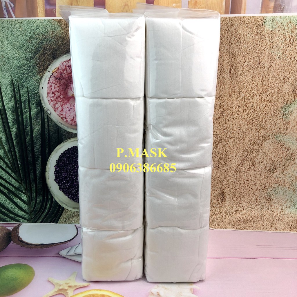 Bông Y tế cắt miếng 1kg kích thước 10x10 - Hàng Chính Hãng Bông Bạch Tuyết