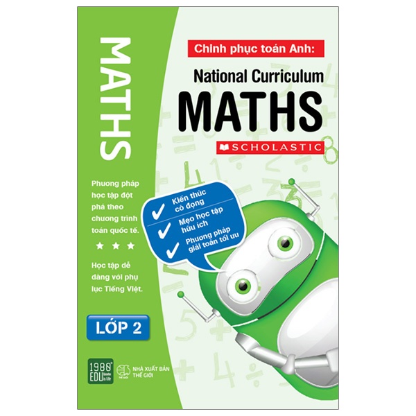 Sách - Chinh phục Toán Anh lớp 2 - Scholastic