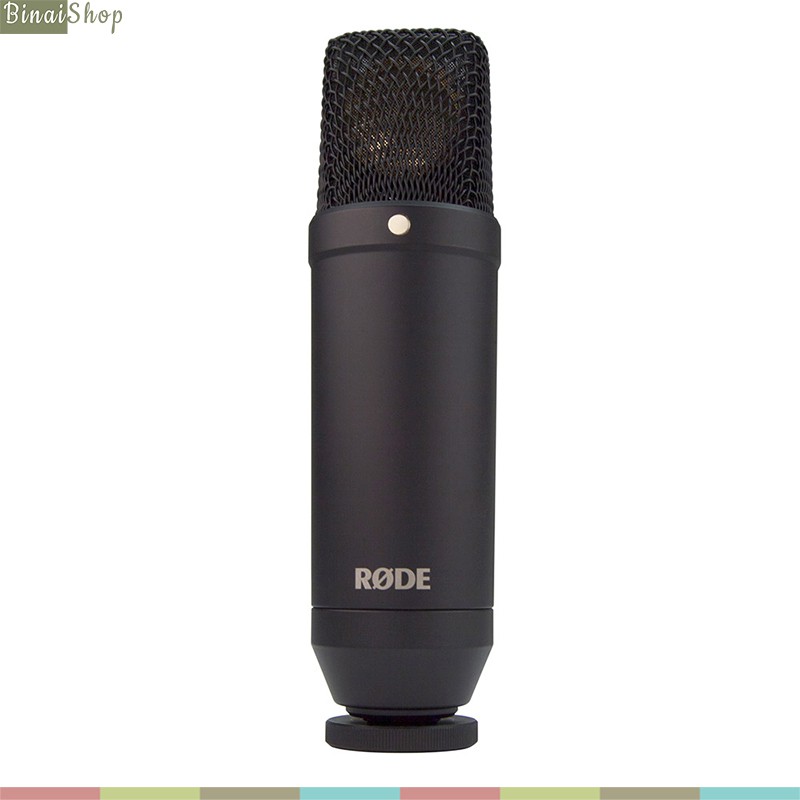 Rode NT1KIT - Micro Condenser 48v, Màng Thu 1 Inch, Hướng Thu Cardioid, Có Shockmount Kèm Màng Lọc Rode SM6