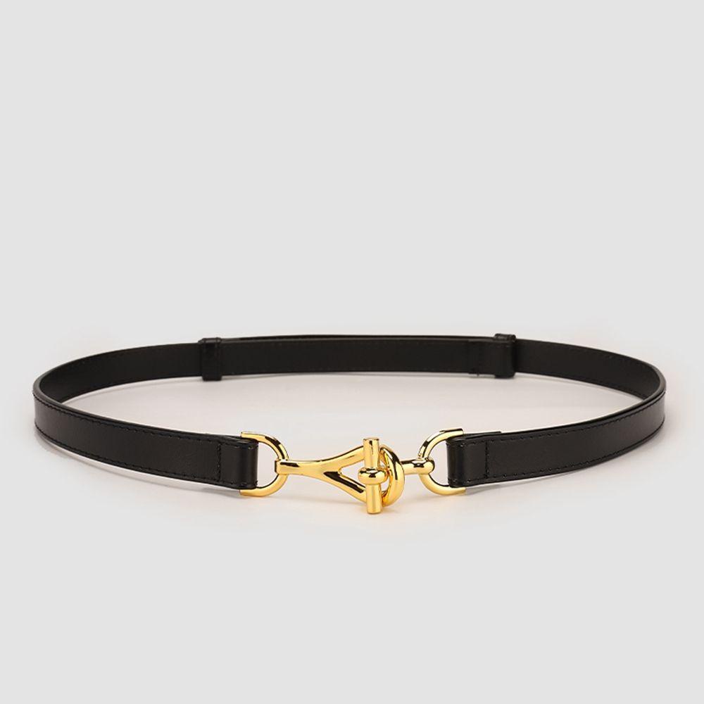 Thắt Lưng Da PU Mỏng Khóa Kim Loại Có Thể Điều Chỉnh Nhiều Màu Phong Cách Cổ Điển Thời Trang Cho Nữ 2Life