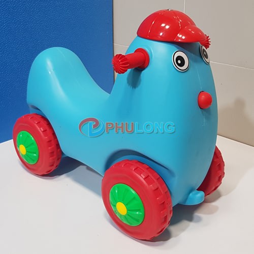 Xe chòi chân cho bé, xe đồ chơi bằng nhựa hình con Sâu PL2612