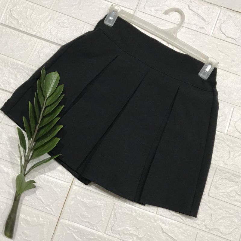 Quần short nữ giả váy _ Quần váy nữ xếp ly thời trang _ Quần short kaki nữ