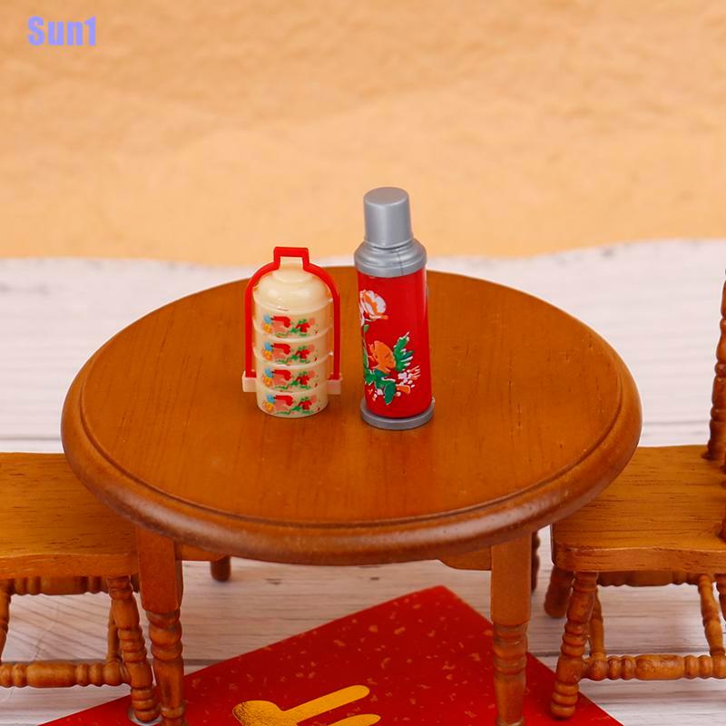 Bộ 8 Bình Nước mini Phong Cách Trung Hoa Cho Nhà Búp Bê