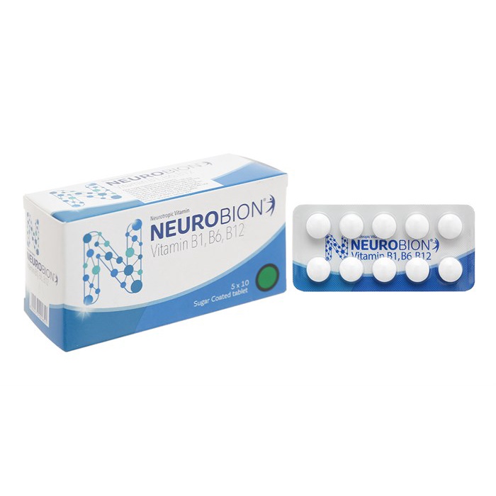 Neurobion Vitamin B1 - B6 - B12 - Hộp 5 vỉ x 10 viên