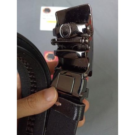 DÂY LƯNG DA BÒ - KHÓA GẠT TỰ ĐỘNG | BigBuy360 - bigbuy360.vn