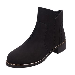 Giày Boot Nữ Da Lộn