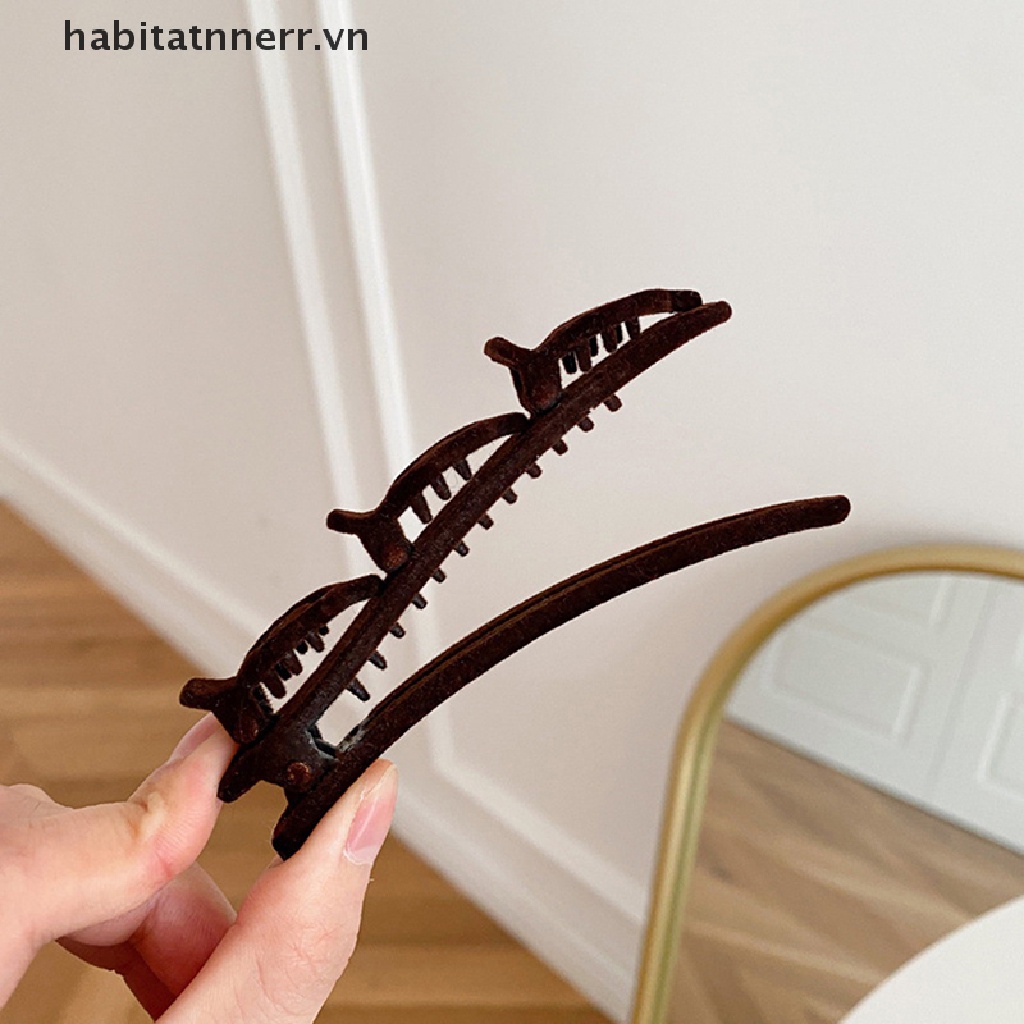 Kẹp Tóc Dạng Tết Màu Đen Dễ Thương Thời Trang Cho Nữ