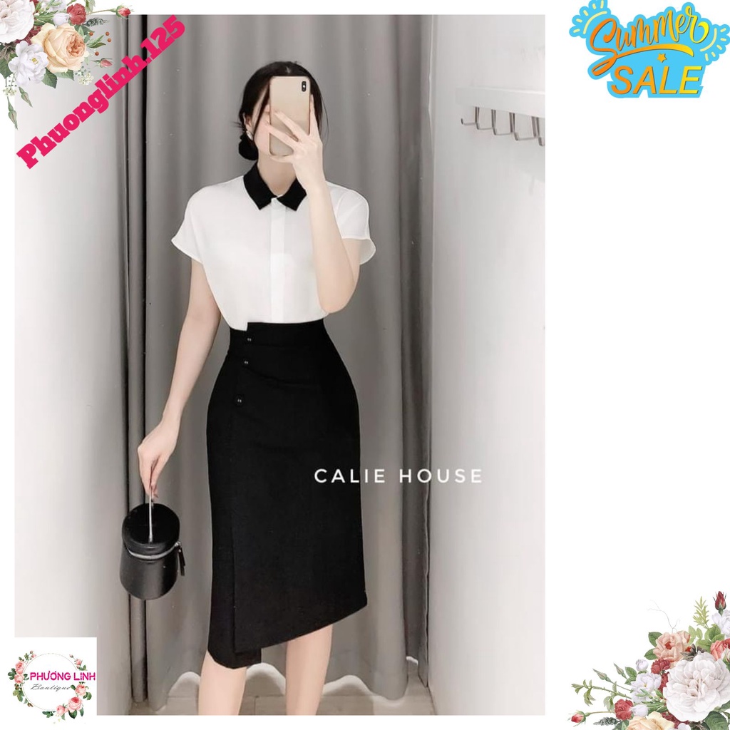 ÁO SƠ MI LỤA NT AY LIỀN CỔ KÉP