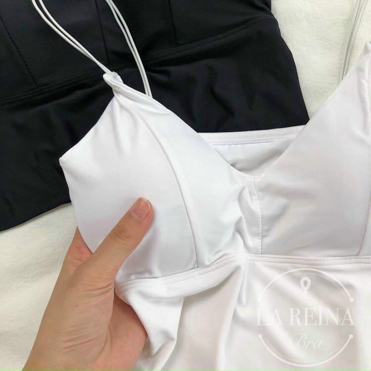 Áo bra đúc su dây kép sợi mảnh kiểu croptop mã FLA54 | BigBuy360 - bigbuy360.vn