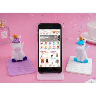 Giá đỡ điện thoại hình ngựa kì lân chống trơn trượt bằng silicon