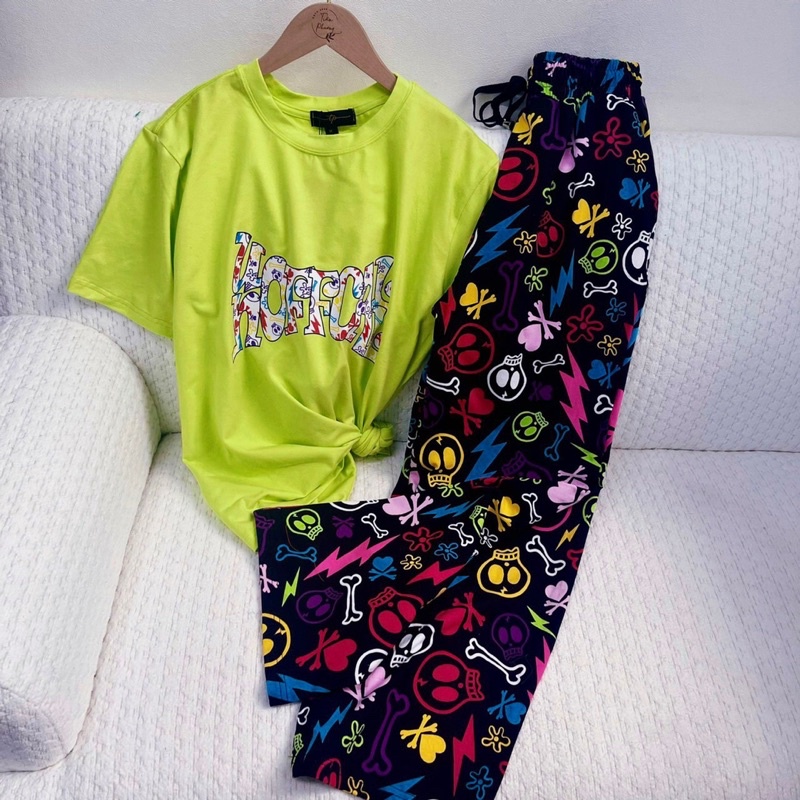 Set dài ao thun quần ống suông bigsize