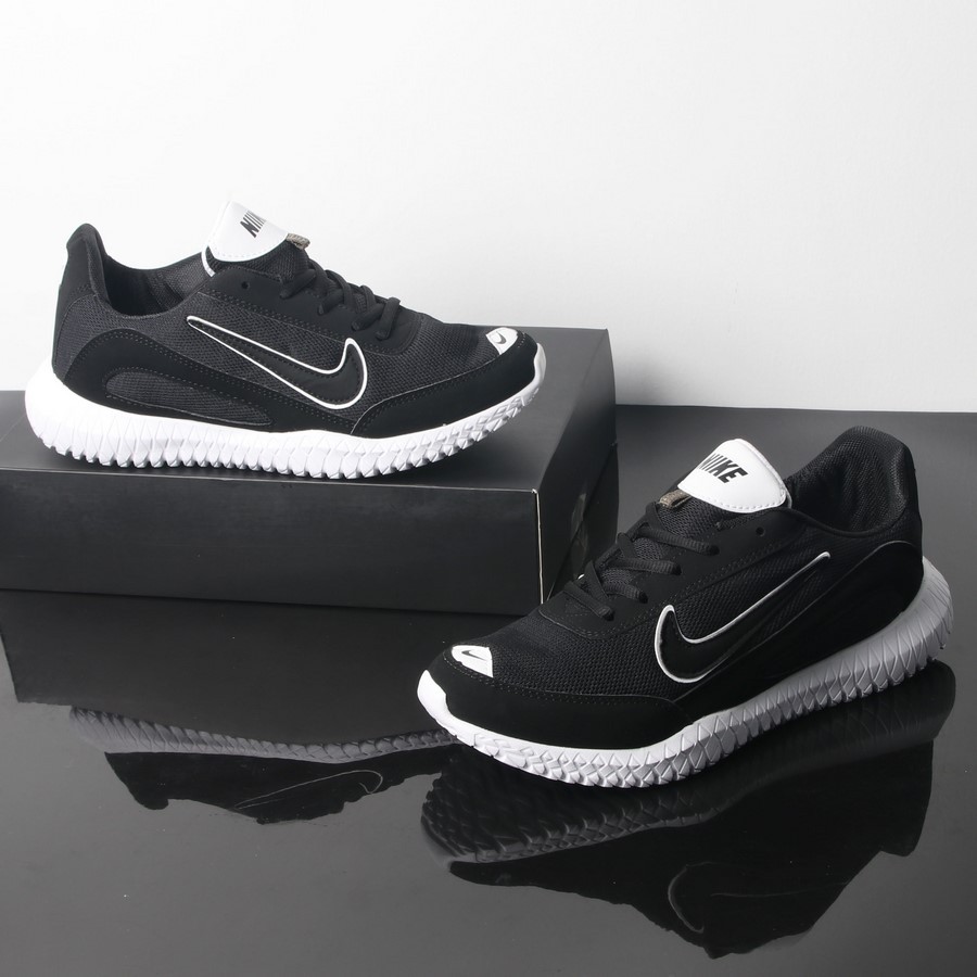 [Mã FAMAYMA2 giảm 10K đơn 50K] Giày sneaker thể thao đen móc trắng siêu rẻ GN298 Gấu Nâu | BigBuy360 - bigbuy360.vn