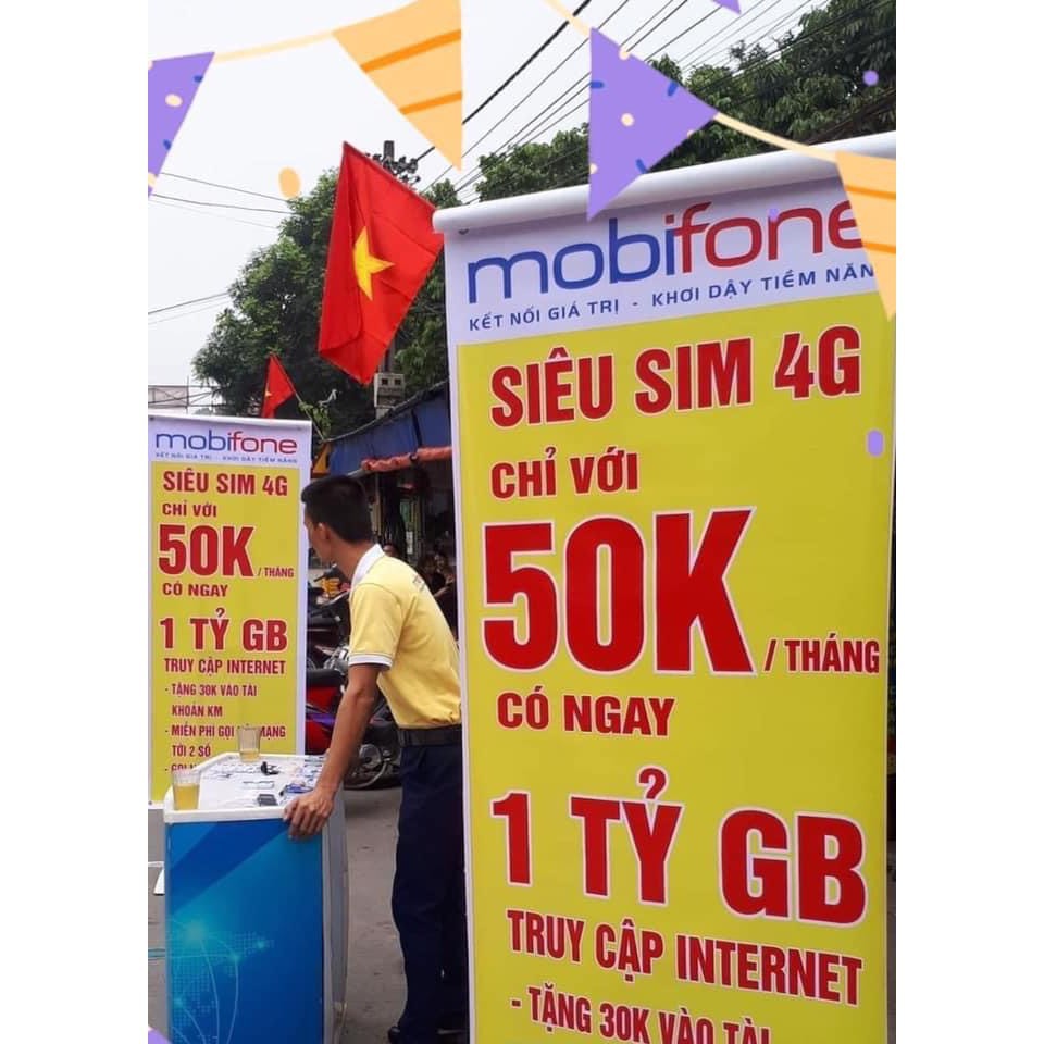 Sim 4G Mobifone [DTHN] MAX KHÔNG GIỚI HẠN DUNG LƯỢNG DATA DÙNG TOÀN QUỐC