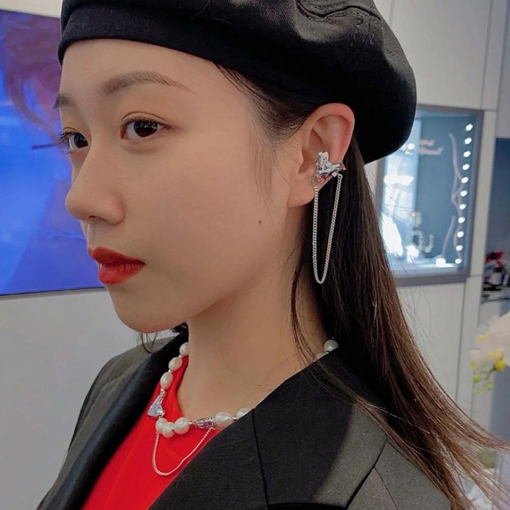 Khuyên Kẹp Vành Tai Thanh Lịch Thời Trang Cho Nữ MXMUSTY|Khuyên Vành Tai Hình Trái Tim