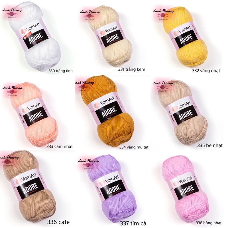 Len yarn art adore Thổ Nhĩ Kỳ 100 gram