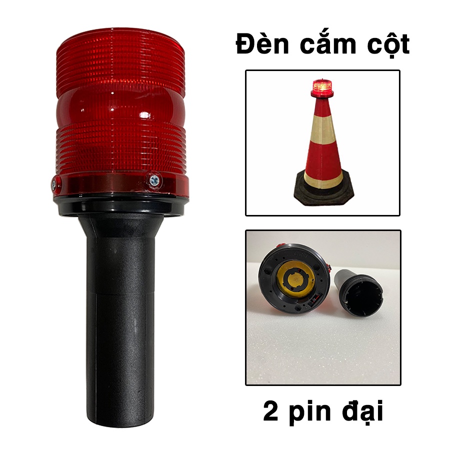 Đèn cảnh báo giao thông các loại dùng pin, năng lượng mặt trời, điện 220V, 12V, 24V, pin sạc