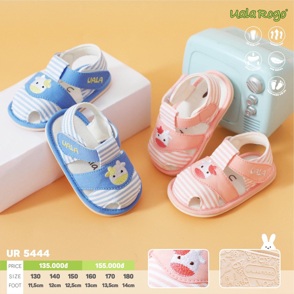 🌼Giày tập đi Uala Rogo 🌼chống trượt an toàn cho bé size 130