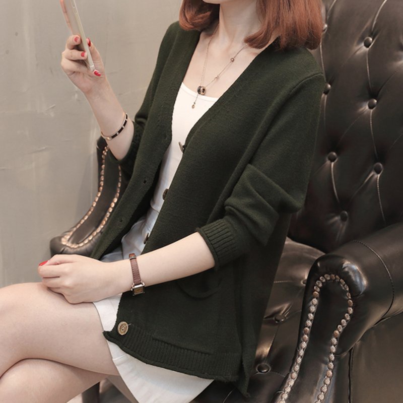 Áo khoác len, áo cardigan len nữ mẫu mới thu đông AK15