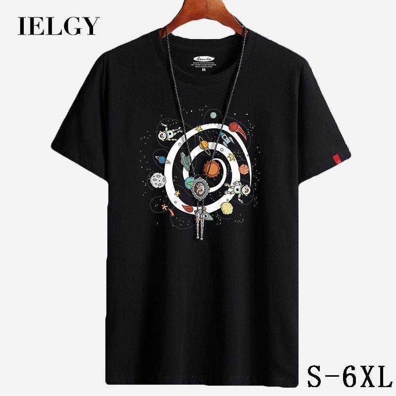 Áo Thun Cotton Tay Ngắn Dáng Rộng Thời Trang Mùa Hè Cho Nam Giới Có Size S-6XL