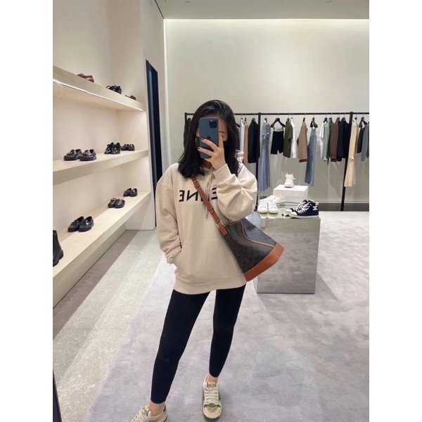 Áo nỉ bông hoodie Celine/ Áo phông hoodie unisex | BigBuy360 - bigbuy360.vn