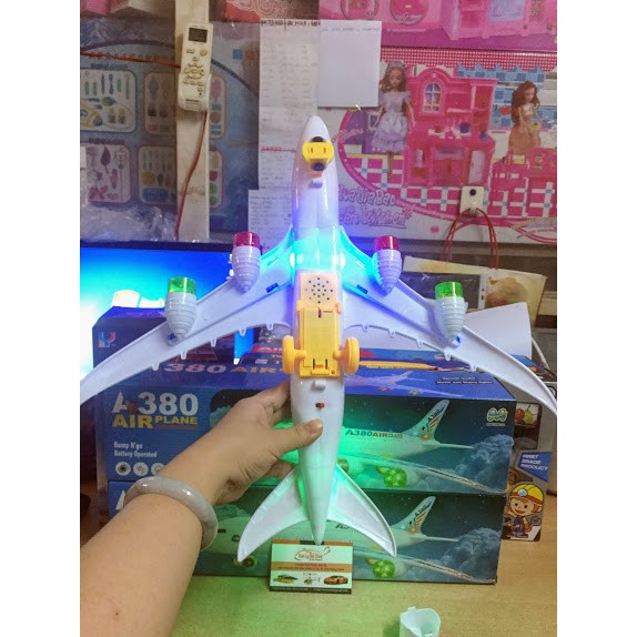 Mô hình máy bay Air plane A380 chạy bằng pin hãng Ming Xing Jia